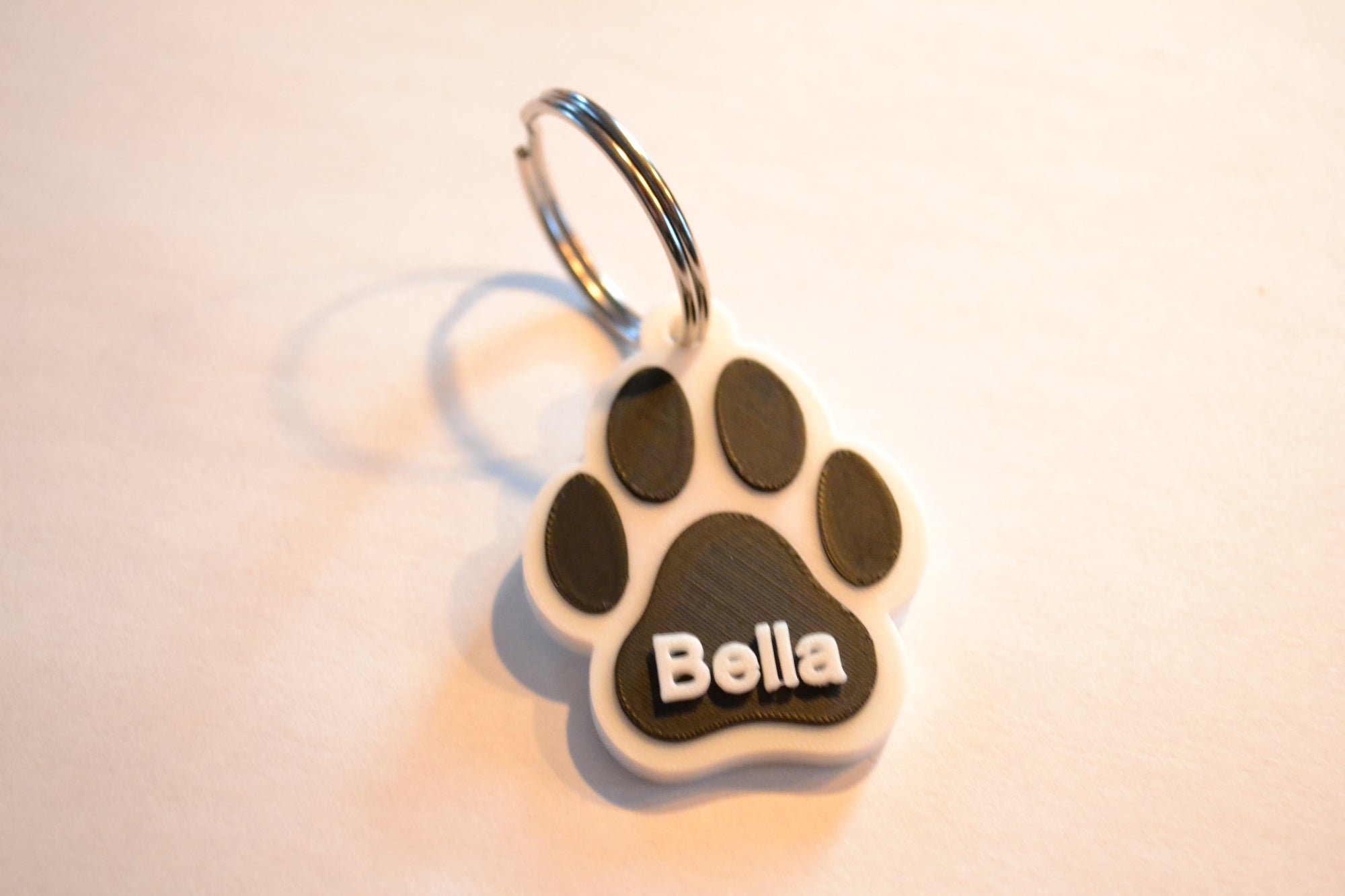 Hondenpenning/nametag hond met nfc tag voor contactgegevens