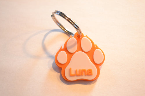 Kattenpenning/ nametag met NFC tag