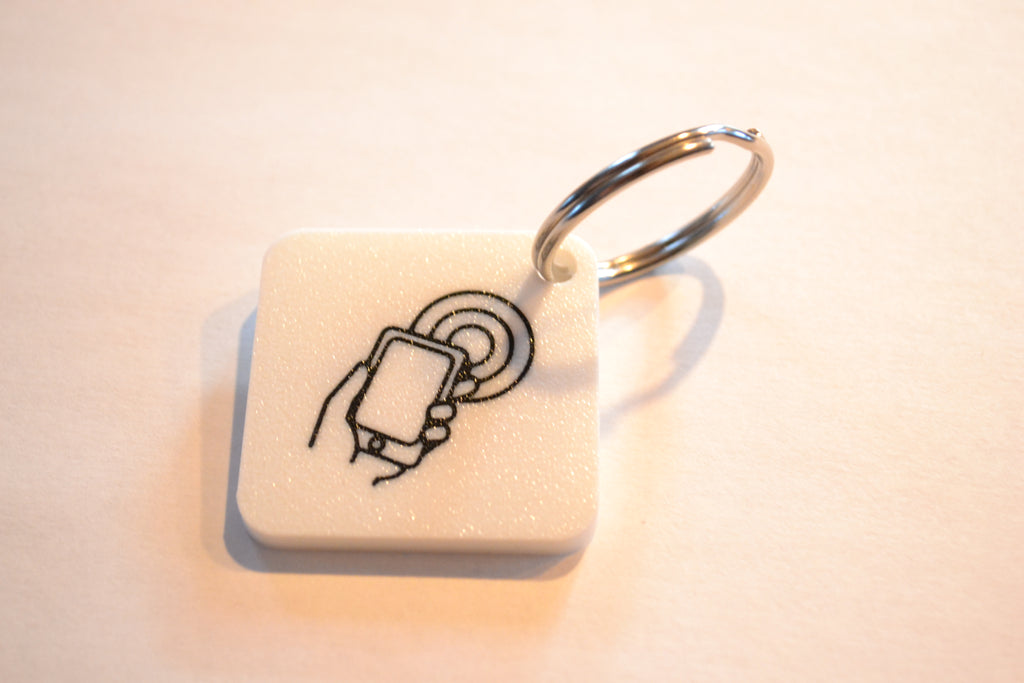Nametag/naampenning met contactgegevens/nfc tag